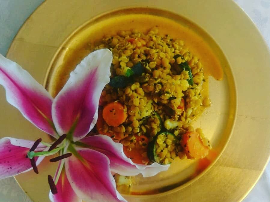 Toor Dhal with vegetables